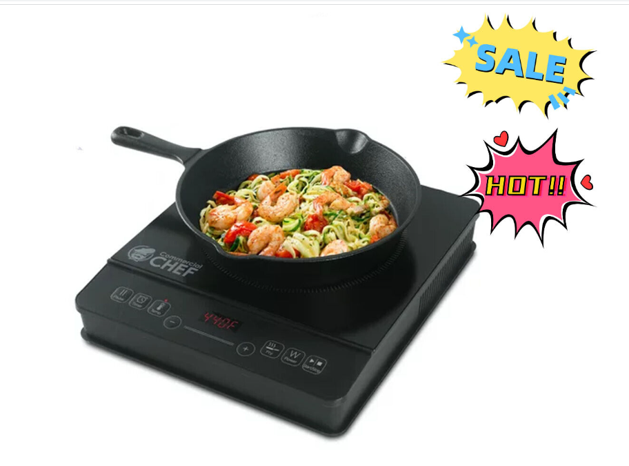 NEW Home Kitchen Appliance Portable Induction Cooker Countertop Burner 1800 Watt