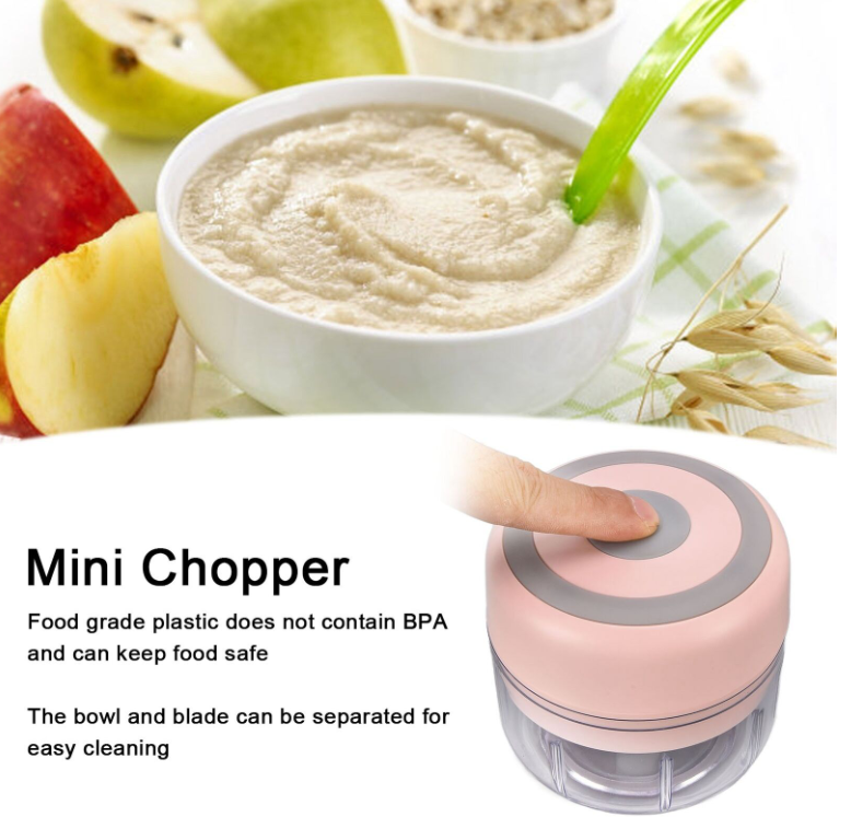 Picture 1 of 12 Click to enlarge Have one to sell? Sell now Mini Chopper Durable Electric 100ml Capacity Quickly Chopping Portable Grind